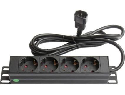 Extensão Elétrica ALCASA GC-N0078 4 tomadas Preto 1,8 m