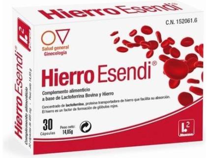 Suplemento Alimentar ELE2PHARMA Ferro Esendi (30 cápsulas)