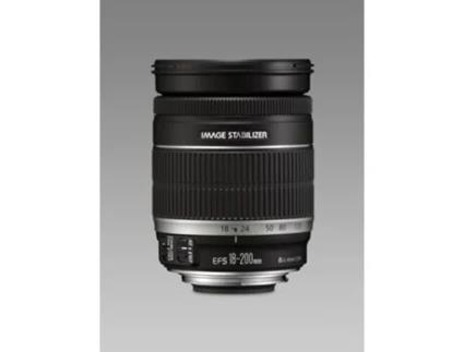 Objetiva CANON EF-S 18-200mm f/3.5-5.6 IS (Preto - Encaixe: Canon EF-S)