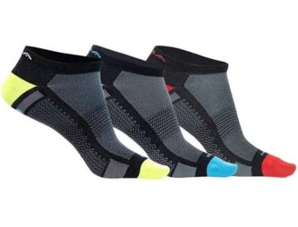 Pack 3 Pares Meias para Homem GSA Corte Baixo Hydro+ 620 Performance 3 Pares Multicor para Corrida (EU 39-42)