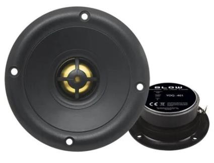 Tweeter Hi-Fi Dome de Titanio 80W Alta Qualidade
