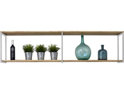 Estante DS MUEBLES iCub Industrial Vintage (30x198x47cm)