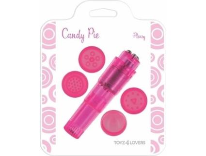 Vibrador TOYZ4LOVERS Candy Pie Pleasy Rosa (10 cm)