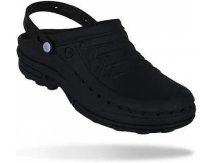 Soca WOCK Clog Palmilha Profissional Preto com Presilha (43- 44)