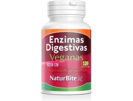 Suplemento Alimentar NATURBITE Enzimas Digestivas Veganas (120 comprimidos)