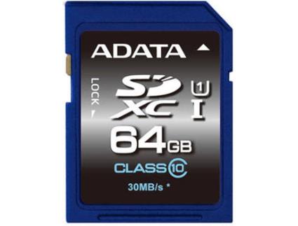 Cartão de Memória ADATA SDXC 64GB