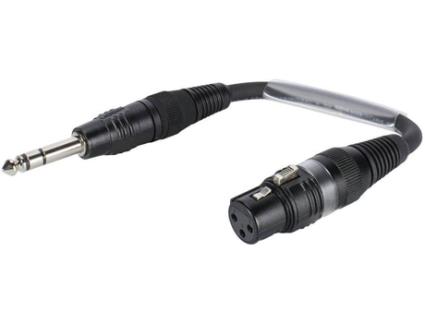 Cabo Adaptador SOMMER CABLE XLR(F)/Jack stereo 0.15m