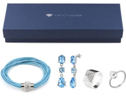 Conjunto de Joalharia VANCRYSTALS (Latão - Multicor - Talla Única)