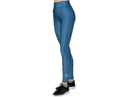 Calças justas para Mulher GSA Justas 7/8 Glow Hydro+ Azul para Corrida (M)