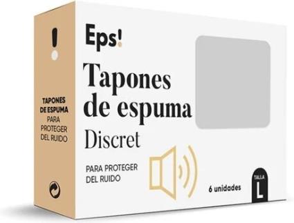 Higienizador de Ouvidos EPS Discret Foam Cap (6 Un)