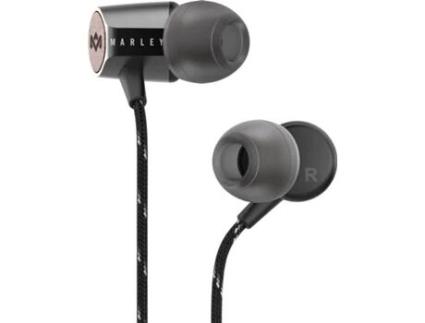 Auriculares com Fio THE HOUSE OF MARLEY UPLIFT 2.0 (In Ear - Microfone - Preto)