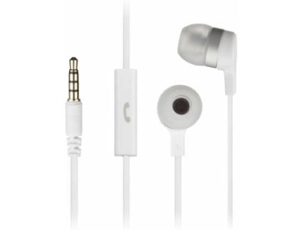 Auriculares com Fio KITSOUND Mini (In Ear - Microfone - Blanco)