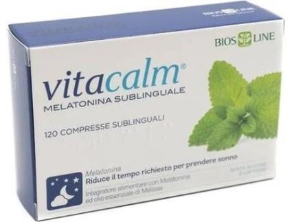 Óleo Essencial BIOSLINE Vitacalm Melatolina Sublingual (120 comprimidos)