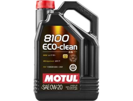 Óleo para Motor MOTUL 8100 Eco-Clean 0W20 (5 L)