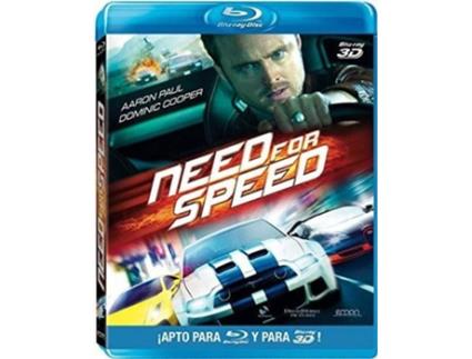 Blu-Ray 3D+2D Need For Speed (Edição em Espanhol)