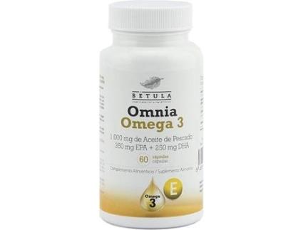 Suplemento Alimentar BETULA Omnia Ómega (60 cápsulas)