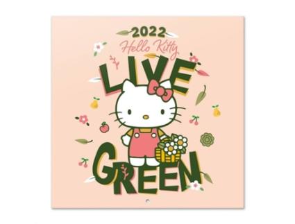 Calendário ERIK EDITORES 2022 30X30 Hello Kitty