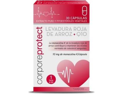 Suplemento Alimentar CORPORE PROTECT Levedura Vermelha De Arroz E Q (30 cápsulas de 550mg)