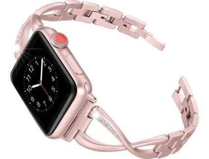 Bracelete GETEK (Apple Watch - Rosa)