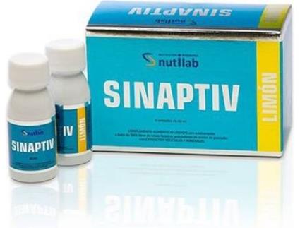 Suplemento Alimentar NUTILAB Sinaptiv Sabor A Limão (8 unidades de 60ml (Limão))