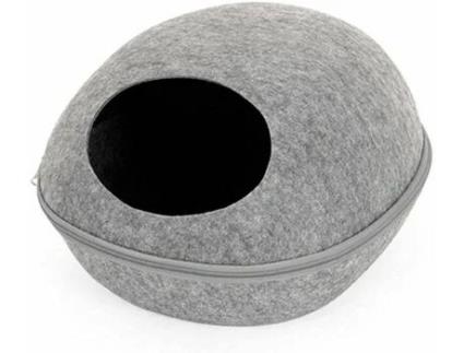 Cama para Gatos ESTORE com Almofada (Cinzento - Poliéster - 48 x 39 x 26 cm)