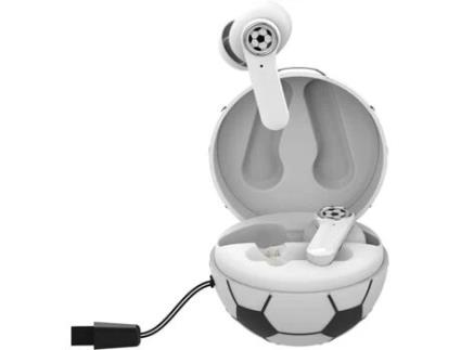 Auriculares Bluetooth True Wireless CHRONUS KT 816-XW2 (In Ear - Microfone - Noise Cancelling  - Branco)