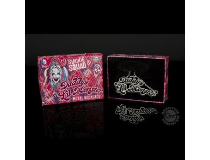 Pendente e Colar de Suicide Squad Daddys Little Monster