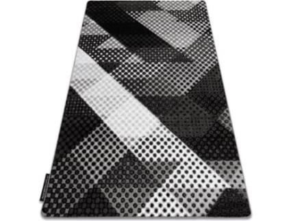 Tapete DYWANY LUSZCZOW Intero Balance 3D (Cinzento - 120 x 170 cm - Polipropileno)