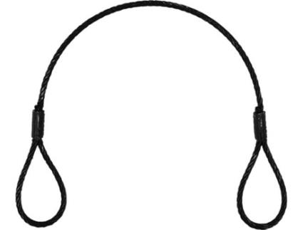Corda EUROLITE 400x4 mm Preto Without Quick Link
