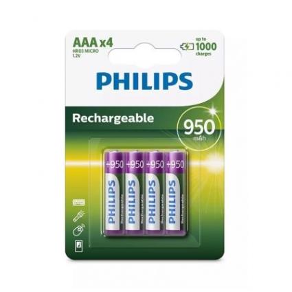 Pack 4x Pilhas 1,2v Recarregáveis 