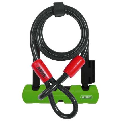 Abus U-lock Com Cobra Ultra Mini 120 Cadeado Cabo 140 mm Green