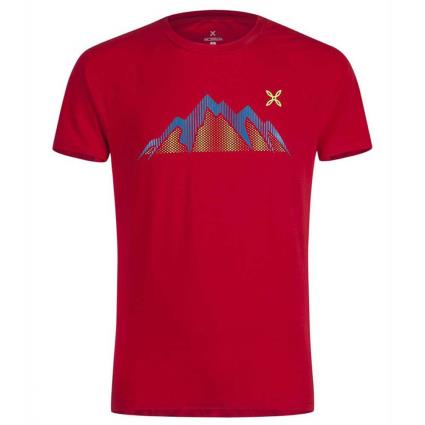 Montura Camiseta De Manga Curta Summit L Red / Teal Blue