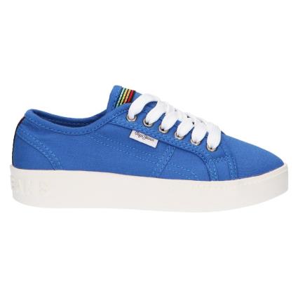 Pepe Jeans Treinadoras De Garotas Brixton Canvas EU 34 Lagoon