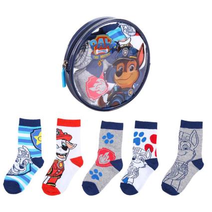 Cerda Group Meias Paw Patrol Movie 5 Pares EU 28-33 White / Grey / Blue
