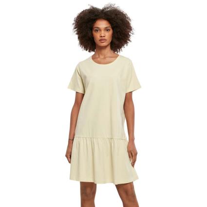 Urban Classics Vestido Midi Manga Curta Valance M Soft Yellow