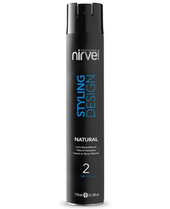 nirvel styling laca spray natural 750 ml