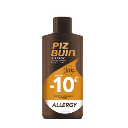 Piz Buin Allergy FPS50+ Duo Loção Pele Sensível ao Sol 2x200ml