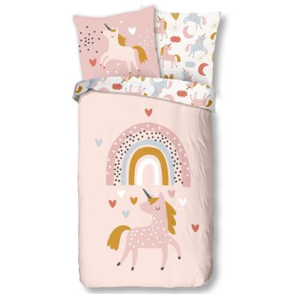 Good Morning Capa de edredão infantil UNILOVE 135x200 cm multicor