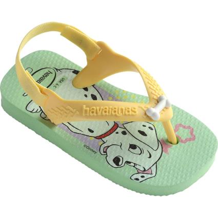 Havaianas Slides Para Bebês Disney Classics Ii EU 17-18 Green Garden