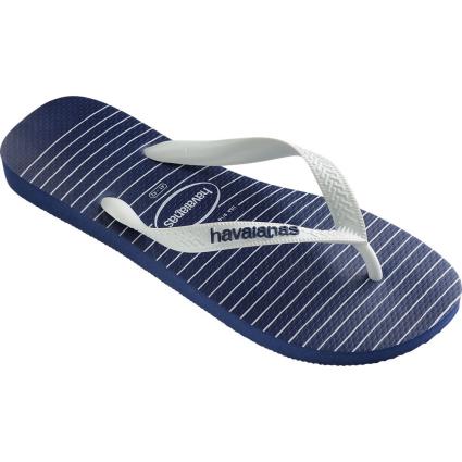 Havaianas Slides Top Nautical EU 27-28 Navy Blue / White / Navy Blue