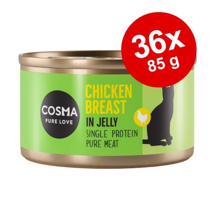 Cosma Original em gelatina 36 x 85 g - Pack económico - Pack misto: 4 variedades