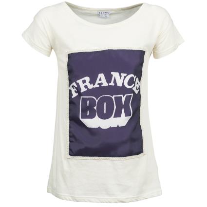 Kling  T-Shirt mangas curtas WARHOL  Branco Disponível em tamanho para senhora. EU L,EU S.Mulher > Roupas > Camiseta