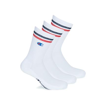 Champion  Meias de desporto CREW SOKS X3  Branco Disponível em tamanho para senhora. 43 / 46,39 / 42.Mulher > Roupa interior >Meias de desporto