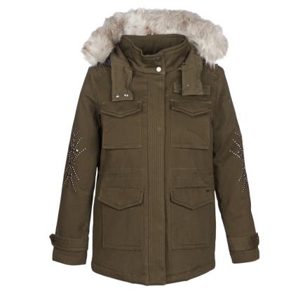 Ikks  Casacos BLEEZ  Cáqui Disponível em tamanho para senhora. L,XL.Mulher > Roupas > Casacos