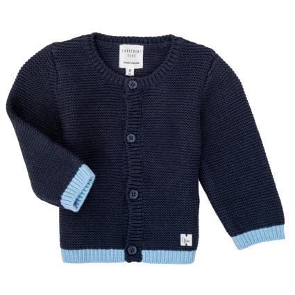 Carrément Beau  Casacos de malha Y95230  Azul Disponível em tamanho para rapariga. 6 mois,9 mois,12 mois,18 mois.Criança > Menina > Roupas > Casaco