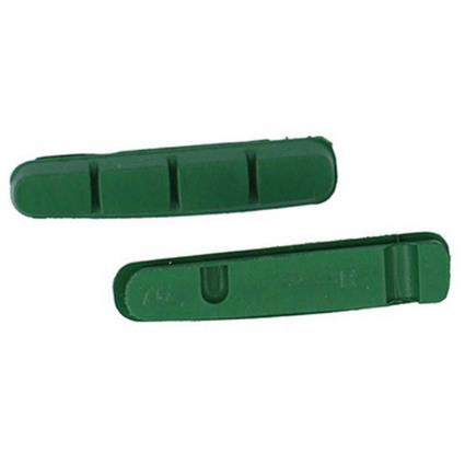 Xlc Bs-x01 Rim Brake Pads For Shimano 4 Units 55 mm Green