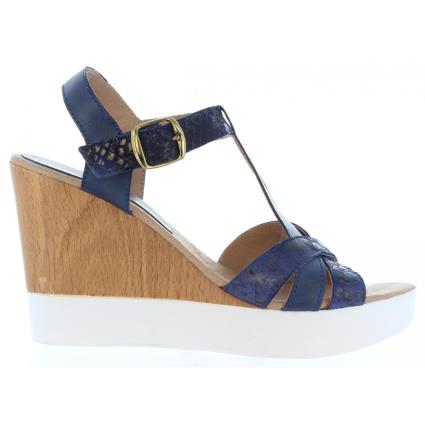 Vaquetillas Sandálias 20159 EU 37 Blue Napa Combi
