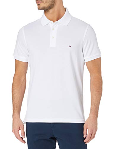 Polo slim stretch, gola com3 botões