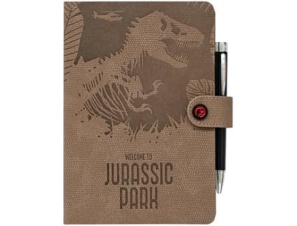 Caderno A5 Premium com Caneta Projectora do Parque Jurássico