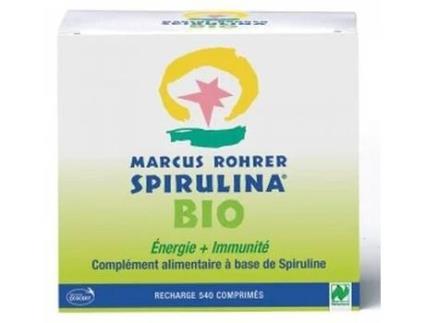 Suplemento Alimentar MARCUS ROHRER Spirulina Recarga Bio (540 comprimidos)